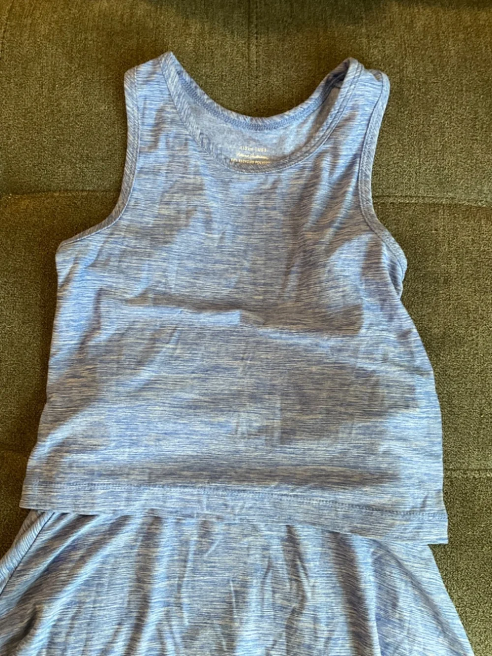 EUC Hanna Andersson Blue Skort Tank Set Size 5